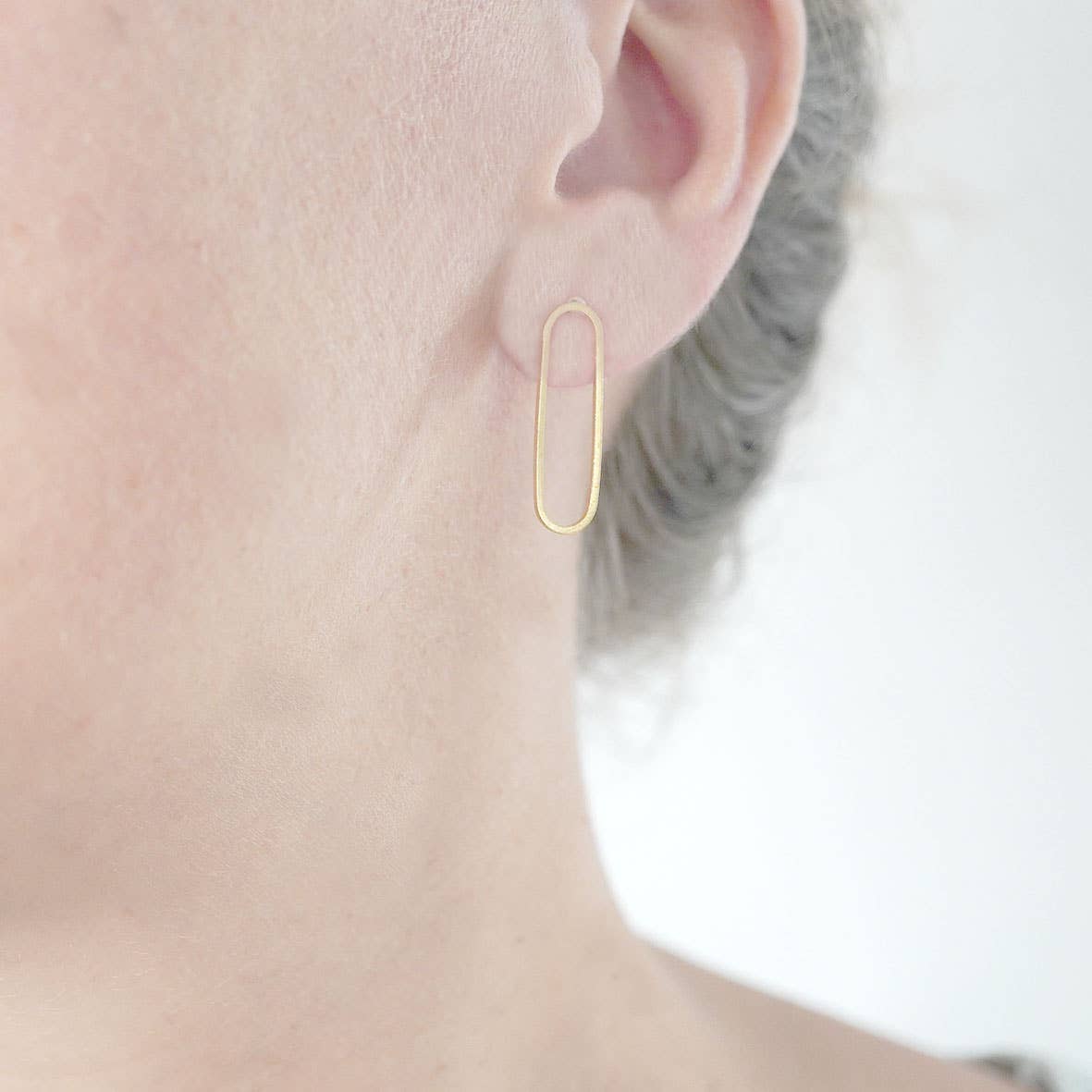 OVAL Ohrstecker / Ohrring