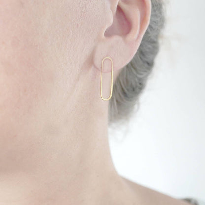 OVAL Ohrstecker / Ohrring