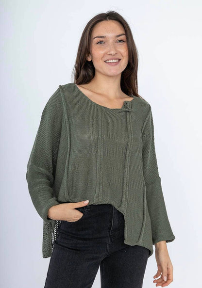 Pullover aus 100 % Baumwolle: Beige
