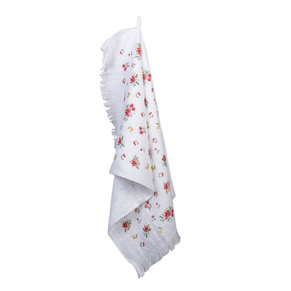 Gästehandtuch Blumen rosa