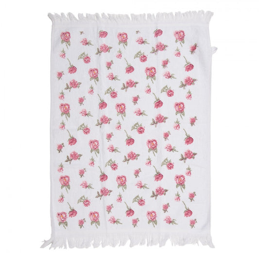 Gästehandtuch rosa Rosen