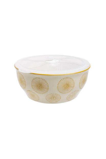 Schüssel Art Deco Orange