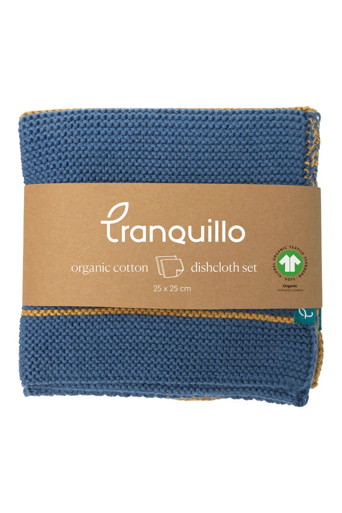 Abwaschtuch / Spültuch 2er Set blau