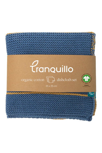 Abwaschtuch / Spültuch 2er Set blau