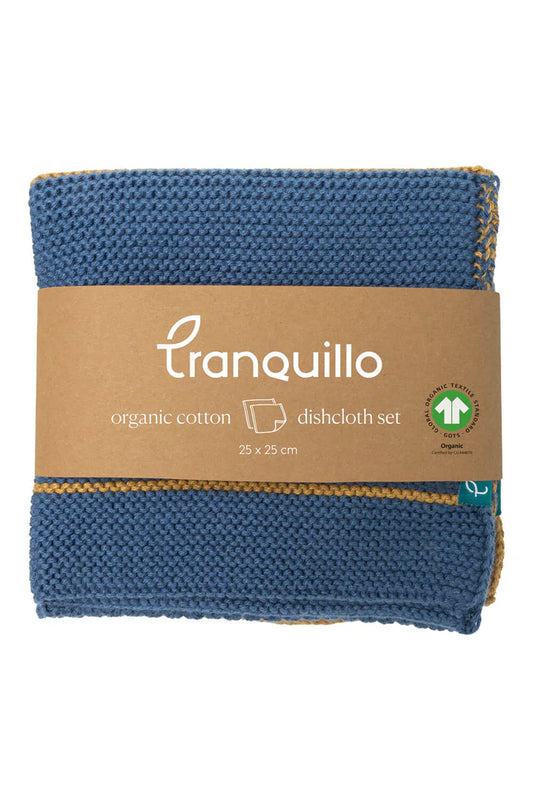 Abwaschtuch / Spültuch 2er Set blau