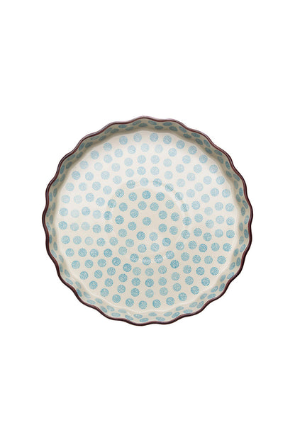 Quicheform 27cm blau