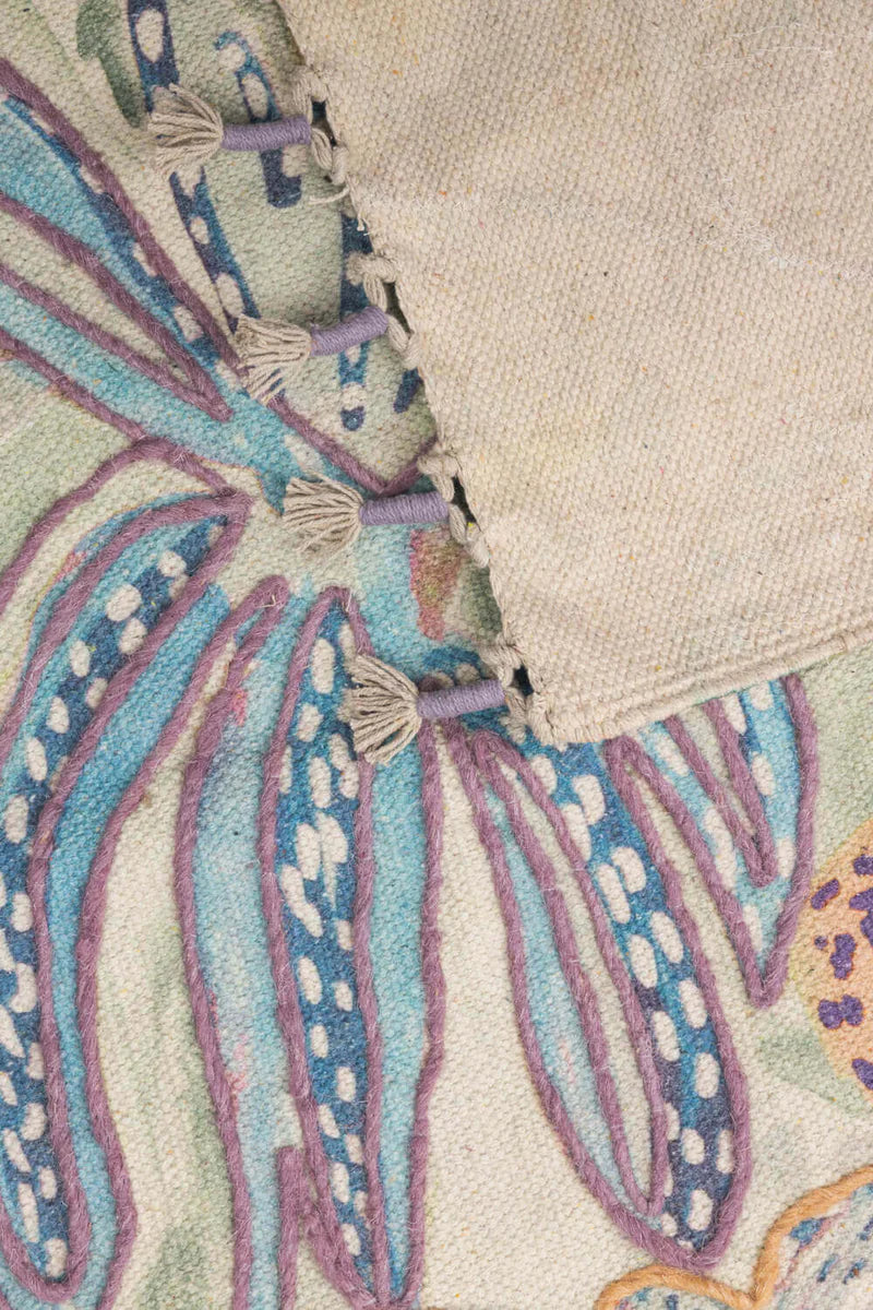 Teppich Botanic TWIST Blau 190x70 cm