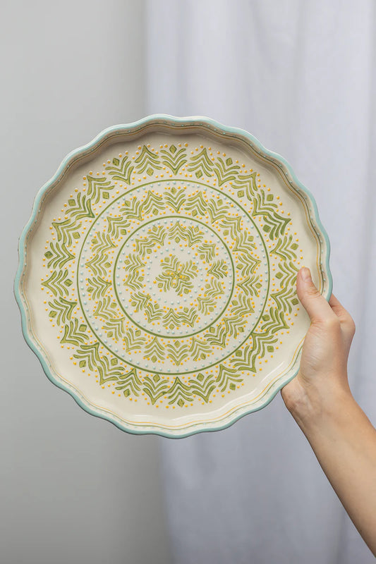 Quicheform 27cm grün