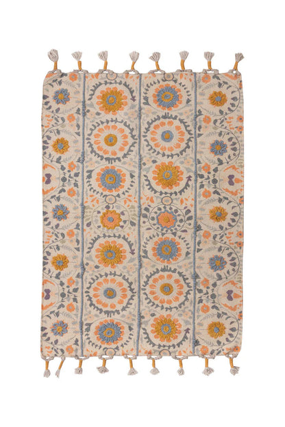 Teppich Botanic ORNAAUREA Gelb 90x60 cm