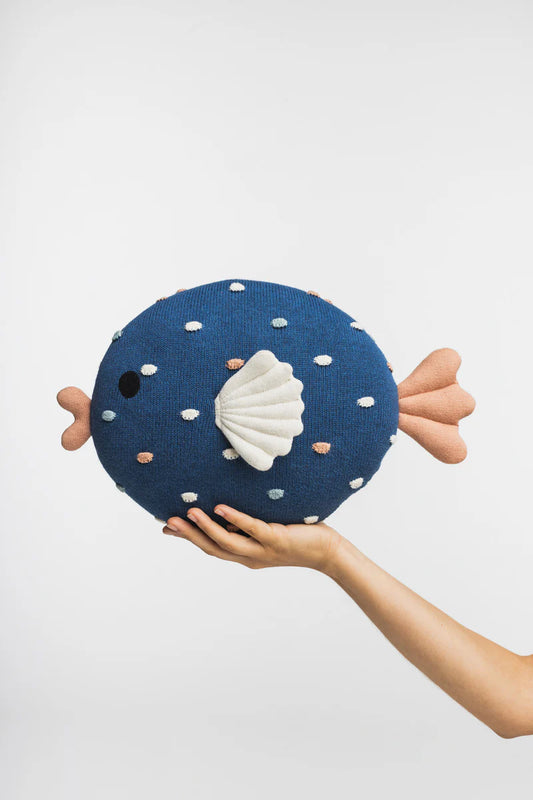 Kuscheltier Blooply dunkelblau