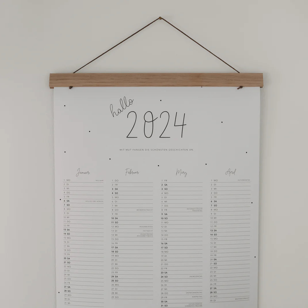 Posterleiste A3 Eiche mit Magnet