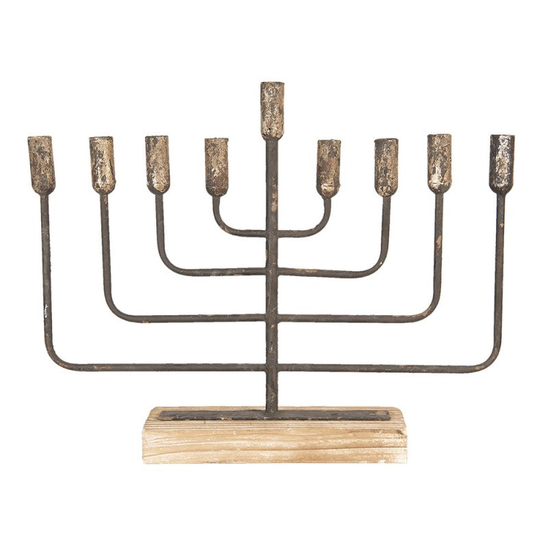 Kerzenständer goldfarben Eisen