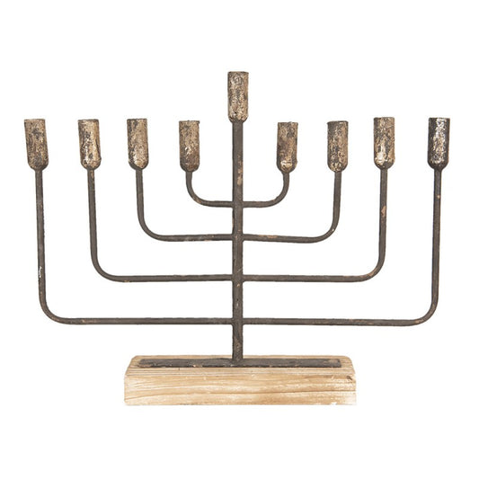Kerzenständer goldfarben Eisen