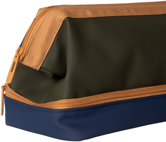Kulturtasche / Kosmetiktasche Grün, Navy Blau