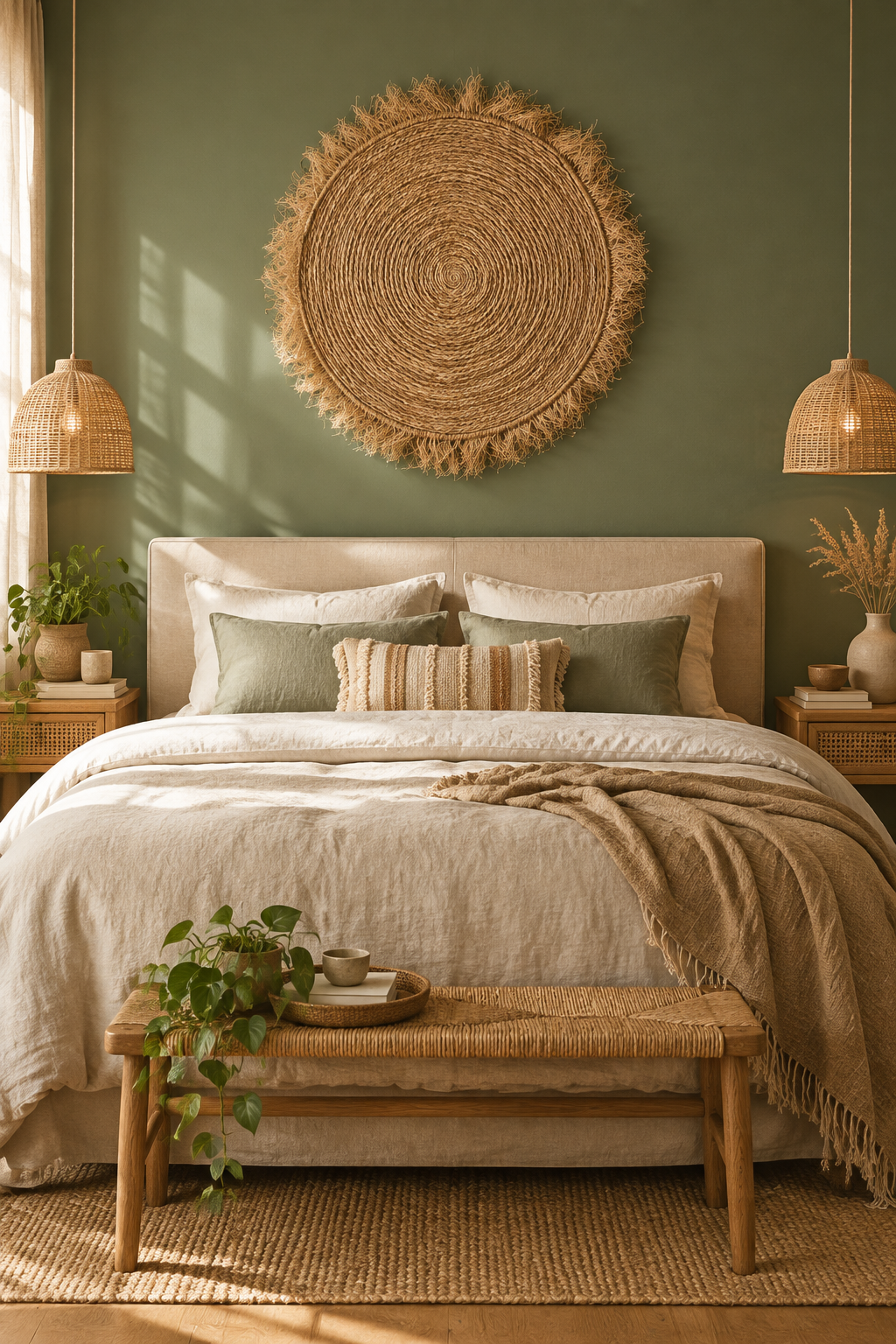 Teppich rund / Bodenmatte 120cm