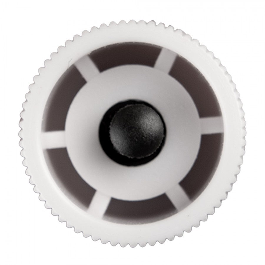 LED Stabkerze mit Rillen Beige