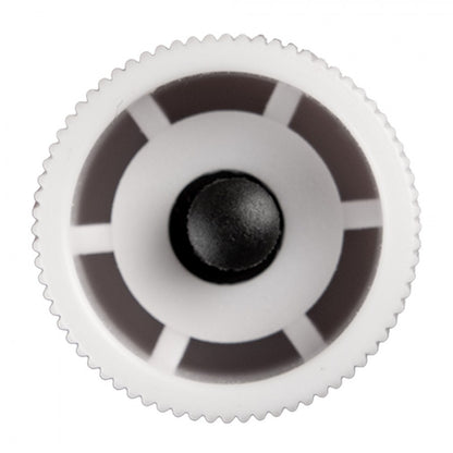 LED Stabkerze mit Rillen Beige