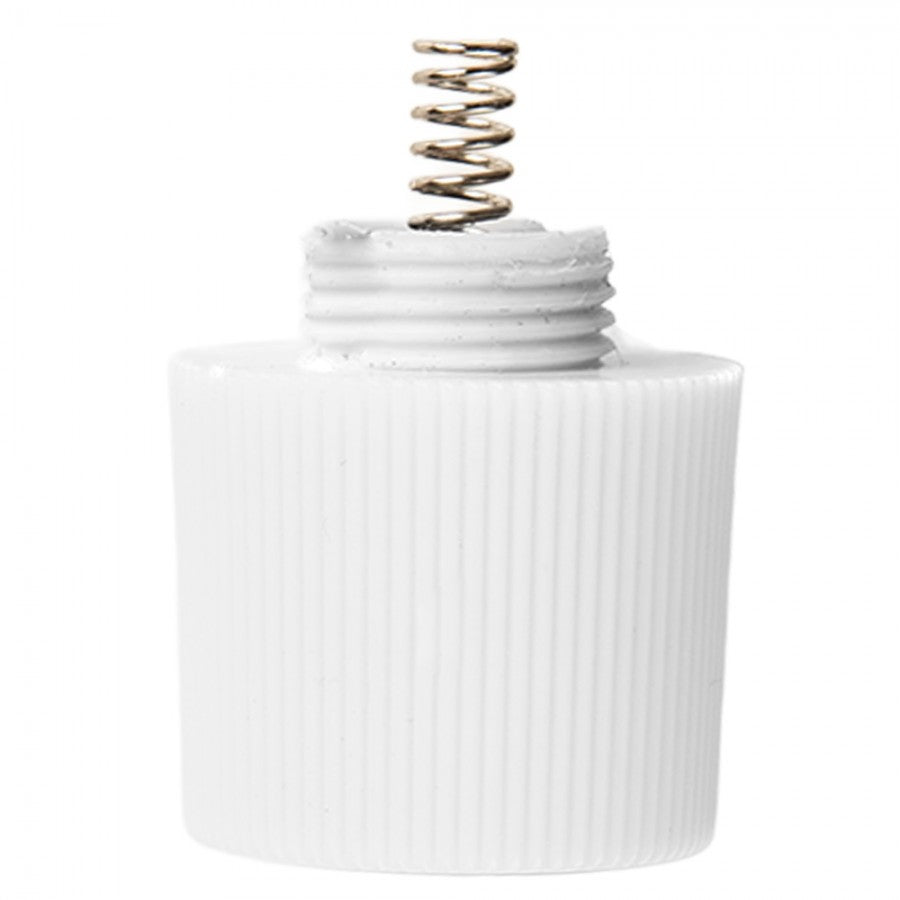 LED Stabkerze mit Rillen Beige