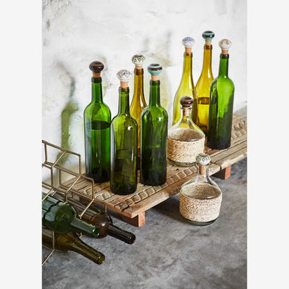 Weinstopper / Flaschenverschluss handbemalt