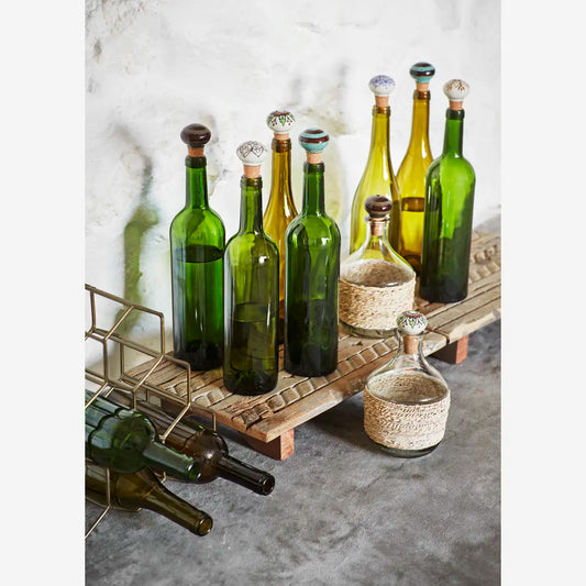 Weinstopper / Flaschenverschluss handbemalt