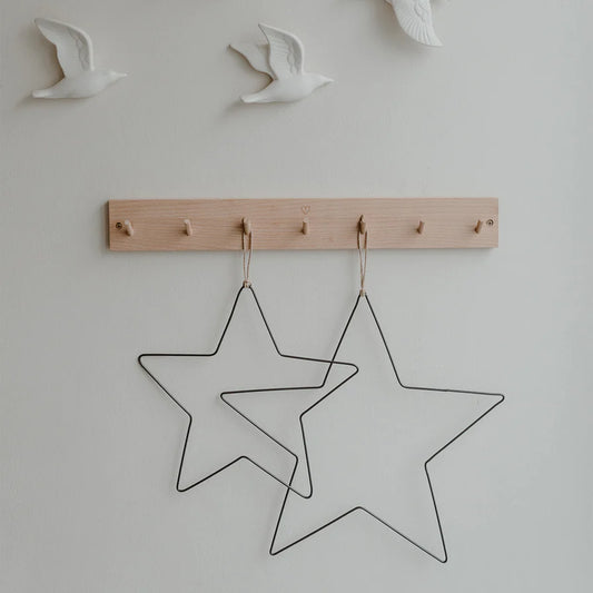Metalldeko "Stern" 2er Set