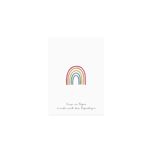 Glückwunschkarte Regenbogen