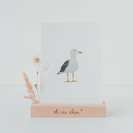 Aquarellkarte "Möwe"