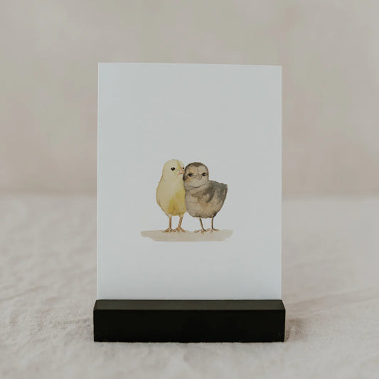 Postkarte Chicks