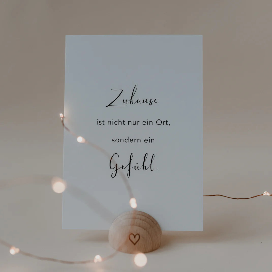 Postkarte Zuhause