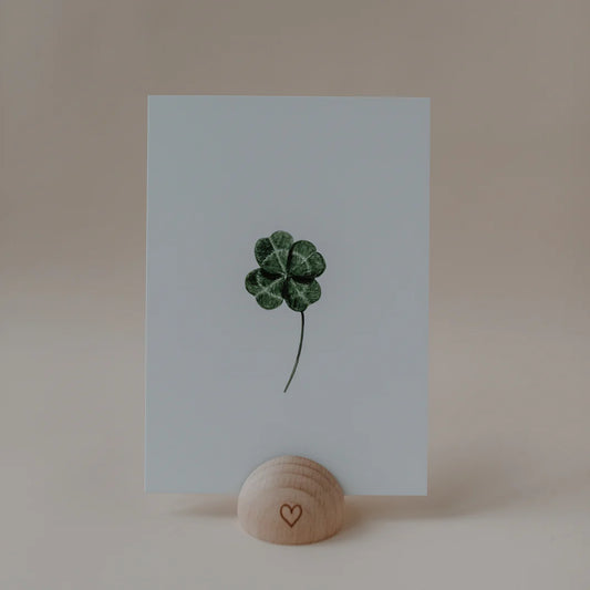 Postkarte Kleeblatt