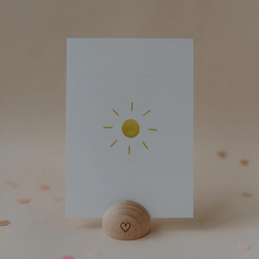 Aquarellkarte "Sun"