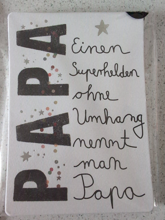 Postkarte "Papa"