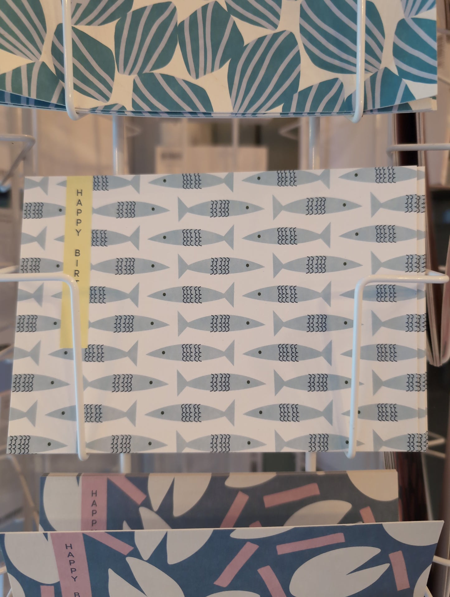 Postkarte „HAPPY BIRTHDAY fish“