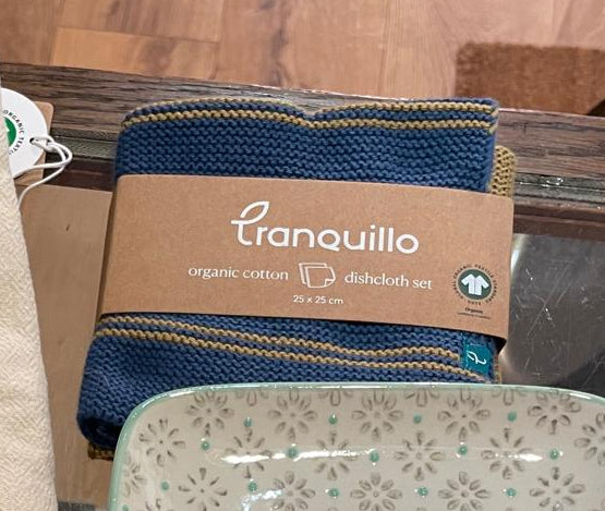 Abwaschtuch / Spültuch 2er Set blau