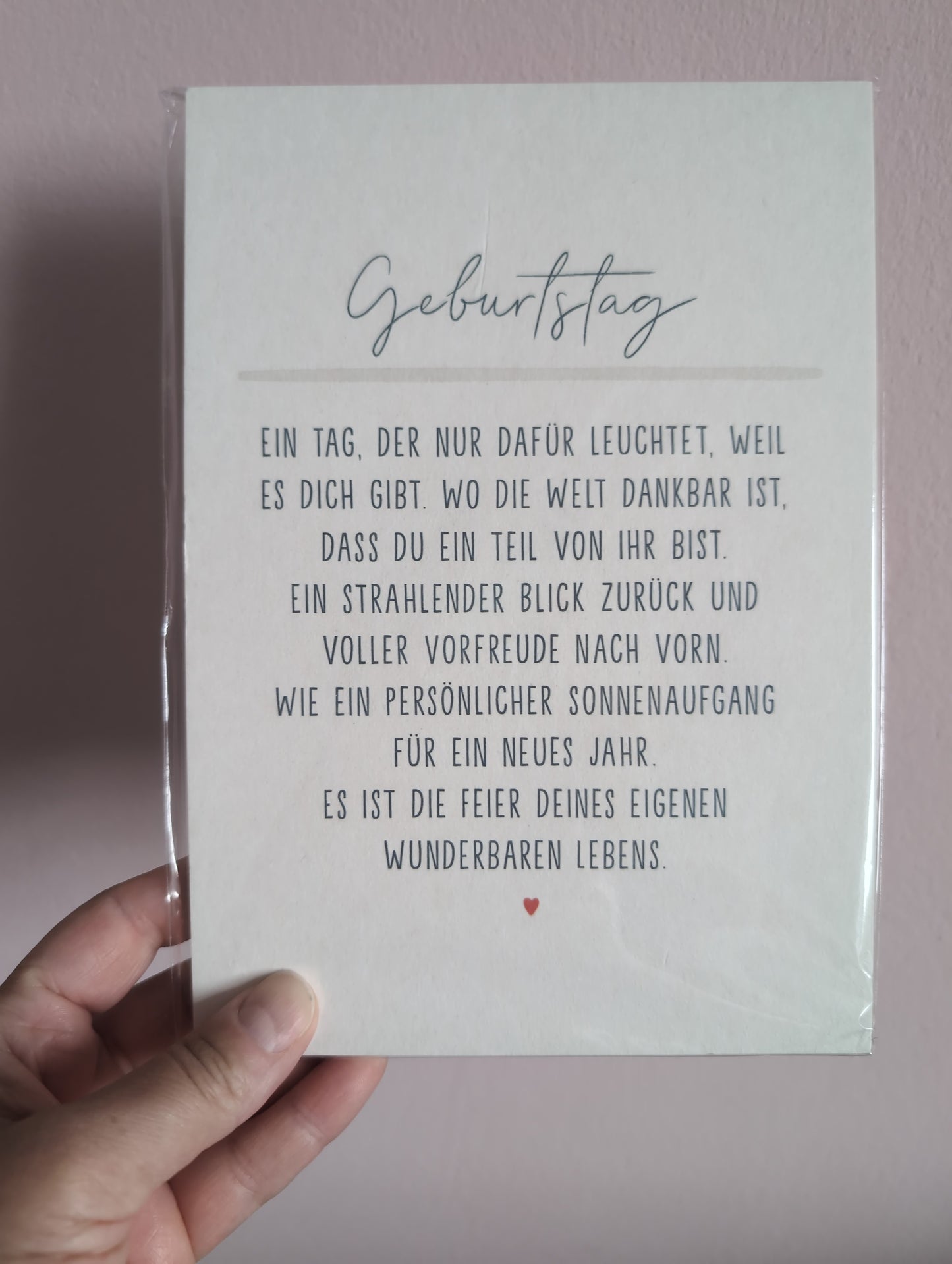 Postkarte groß. Geburtstag