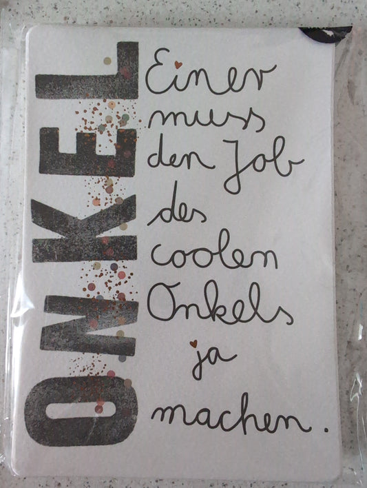 Postkarte "Onkel"