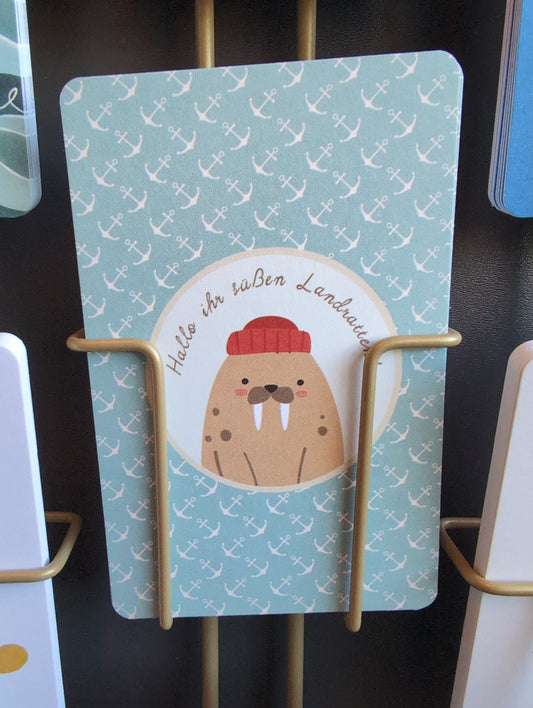 Lunacard Postkarte *Hallo ihr süßen Landratten