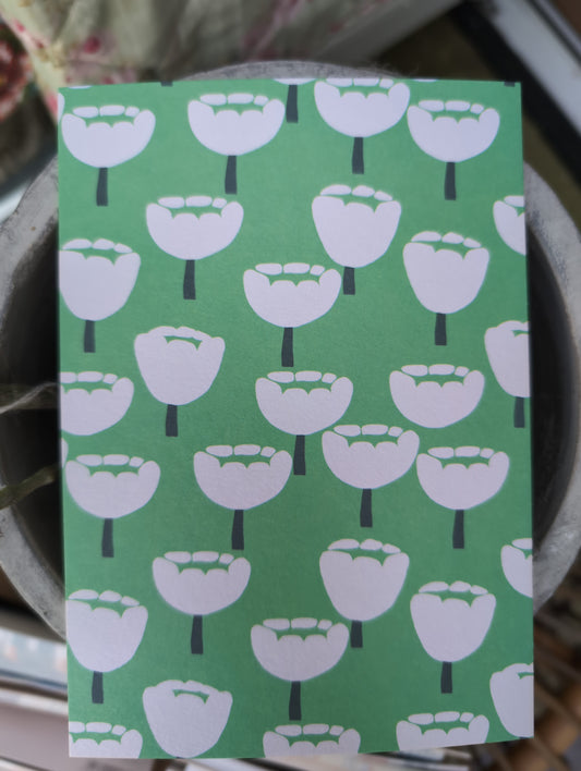 Postkarte „white blossom“