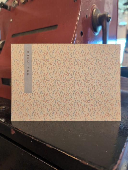 Postkarte "THANK YOU floral