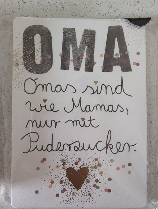 Postkarte "Oma"