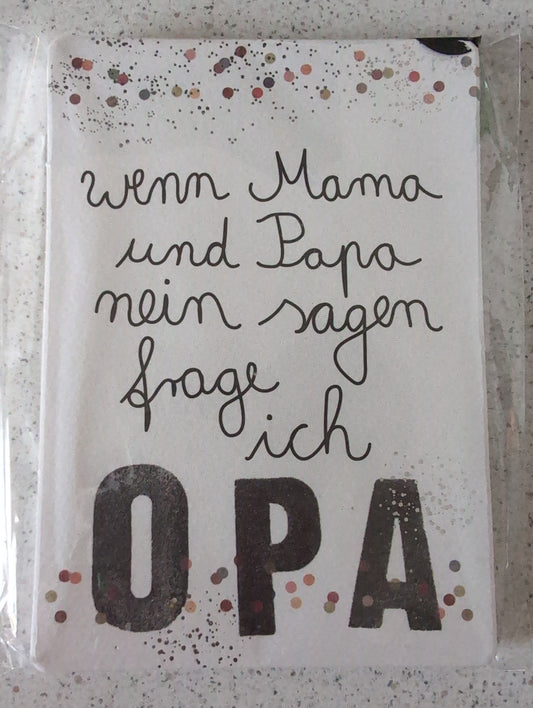 Postkarte "Opa"
