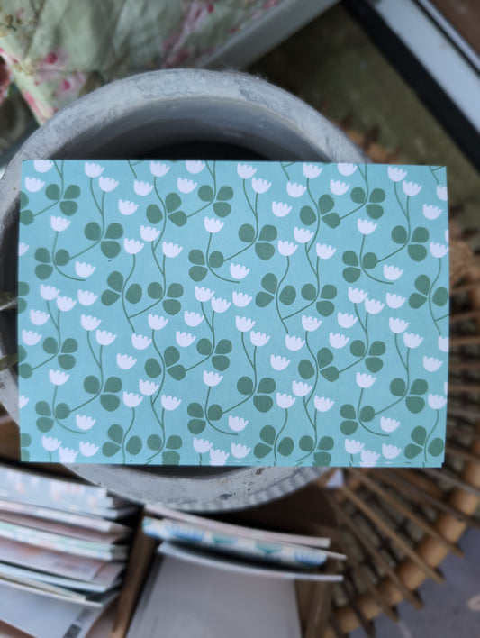 Postkarte „clover“
