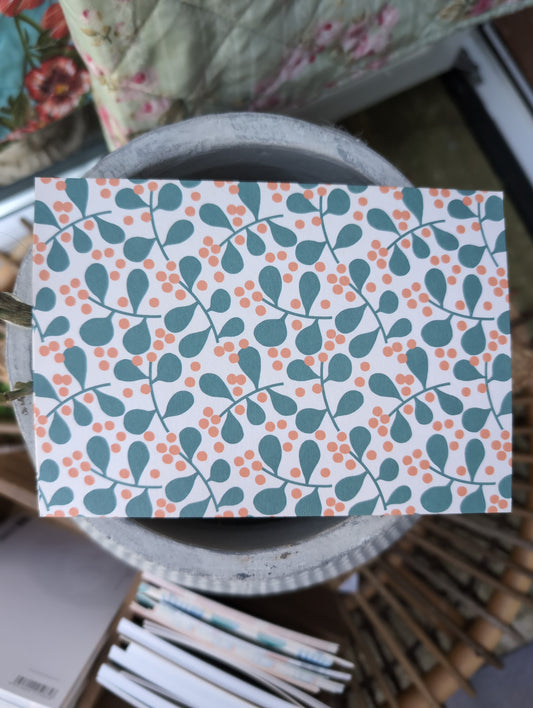 Postkarte „berry christmas“