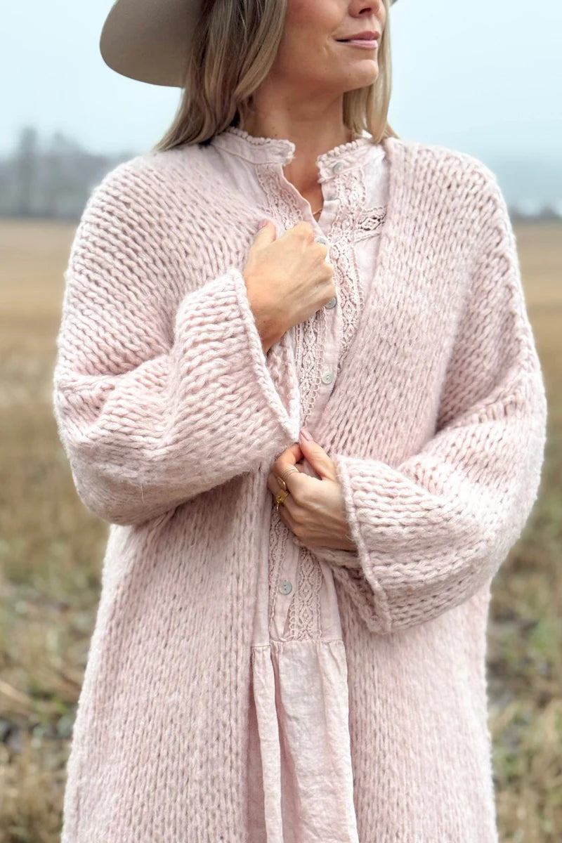 Strickjacke Soft Muse rosa