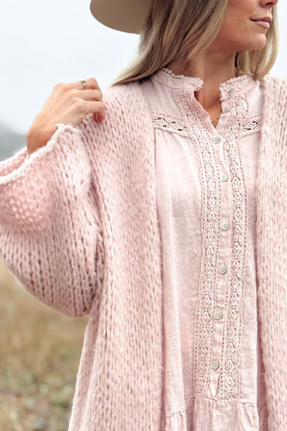 Strickjacke Soft Muse rosa