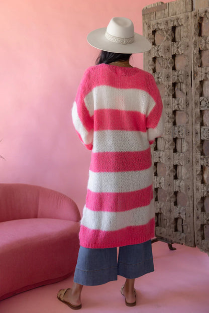Strickjacke Streifen