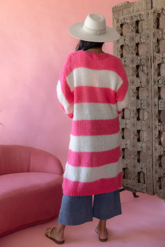Strickjacke Streifen