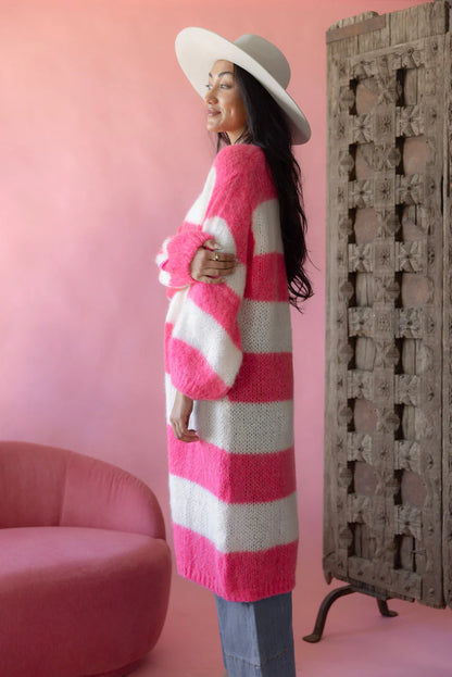 Strickjacke Streifen