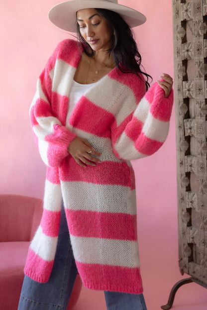 Strickjacke Streifen