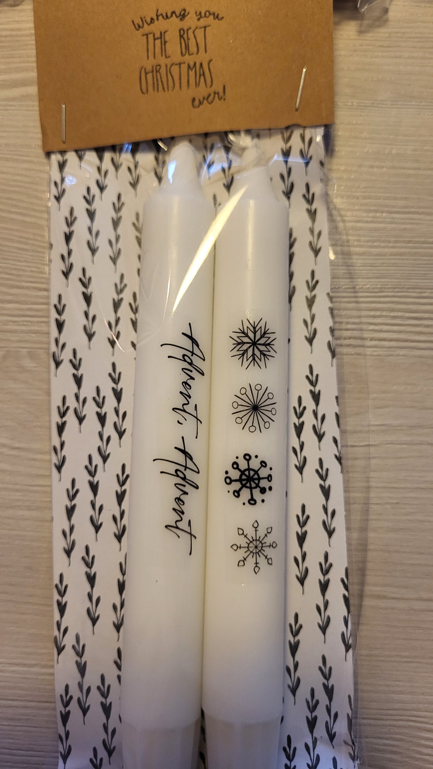 Weihnachtskerzen / Adventskerzen 2er Pack
